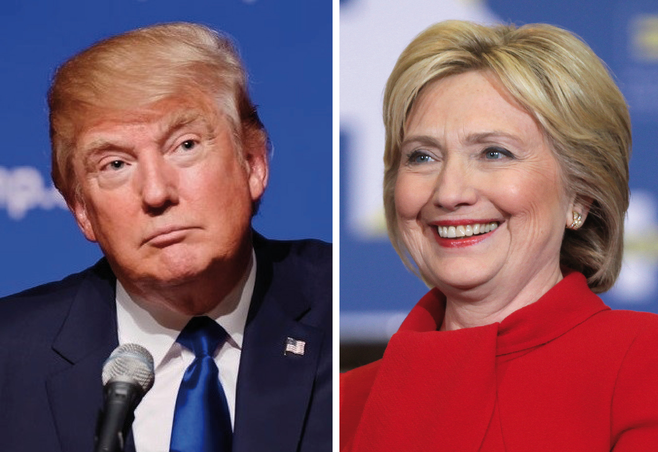 Donald Trump vs Hillary Clinton